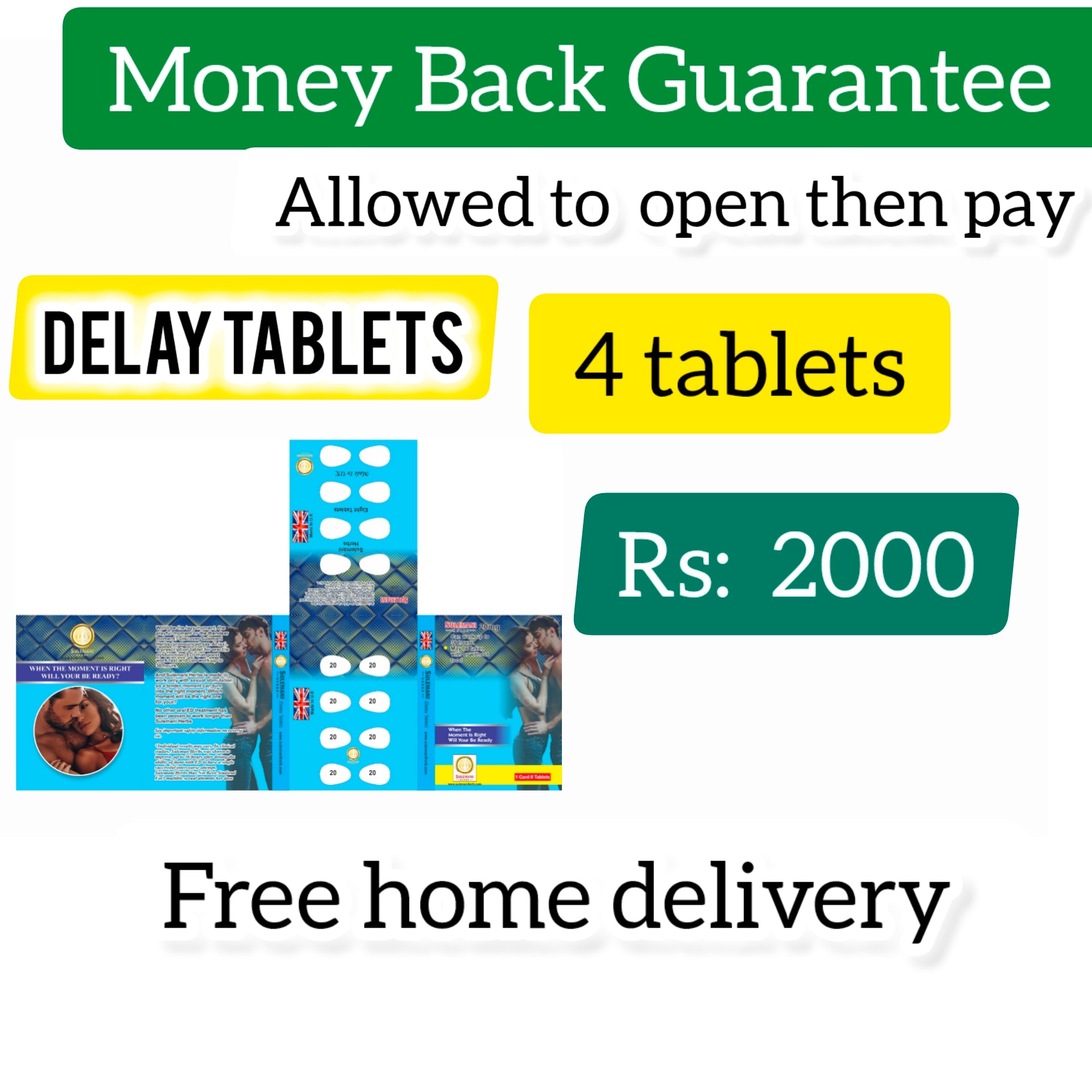 Sulemani delay 4 tablets