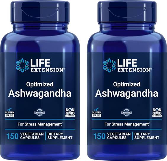 Sulemani Herbs Life Extension Optimized Ashwagandha, 50 Veg Caps (Pack of 1) - Non-GMO, Gluten Free, Vegetarian Capsules